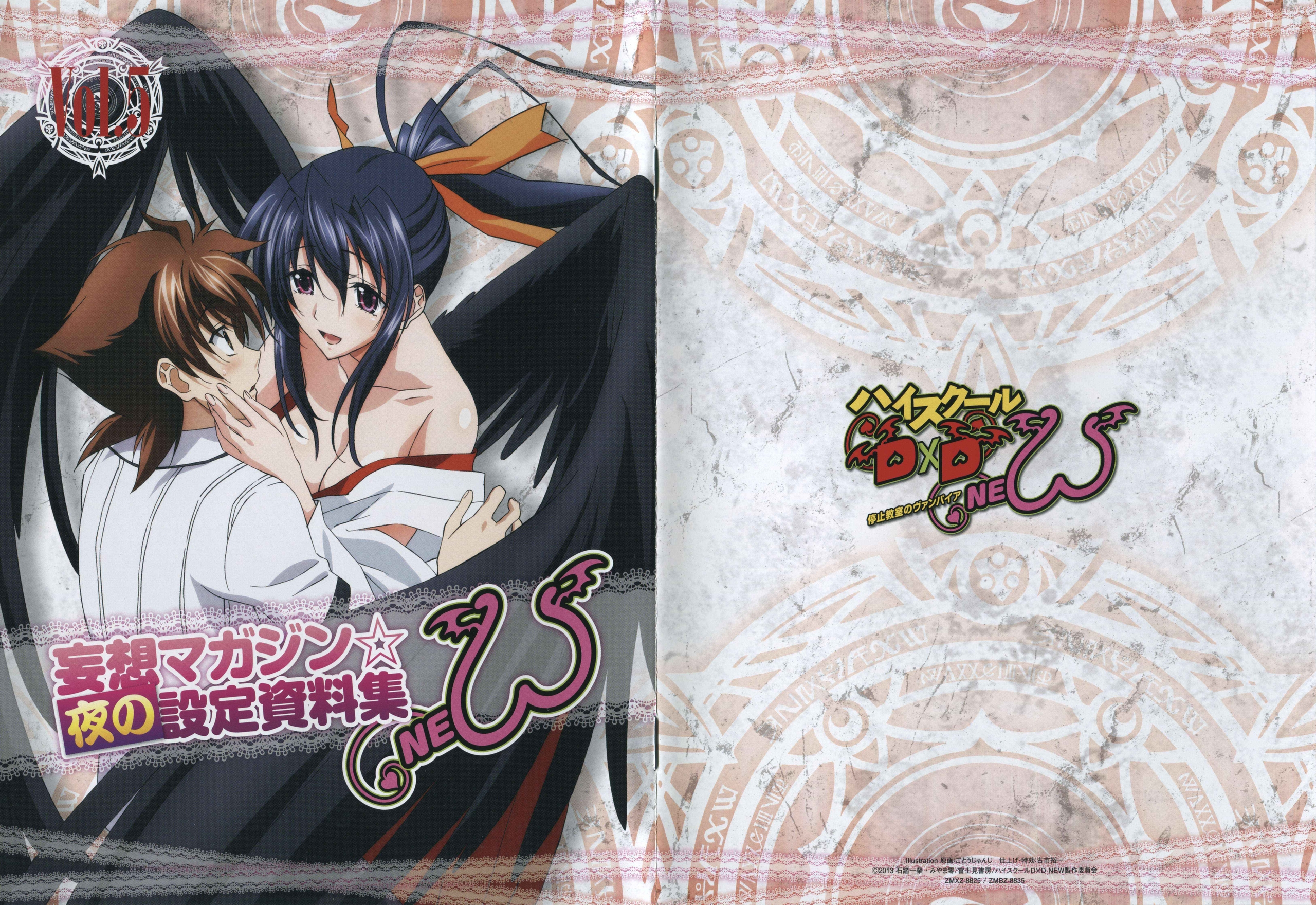 High School DxD New: Журнал иллюзий ☆ Коллекция ночных материалов — Акэно