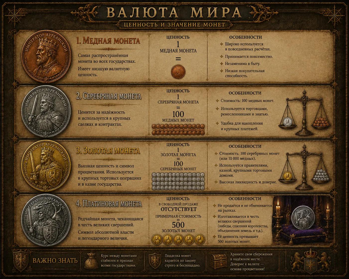 Основная валюта