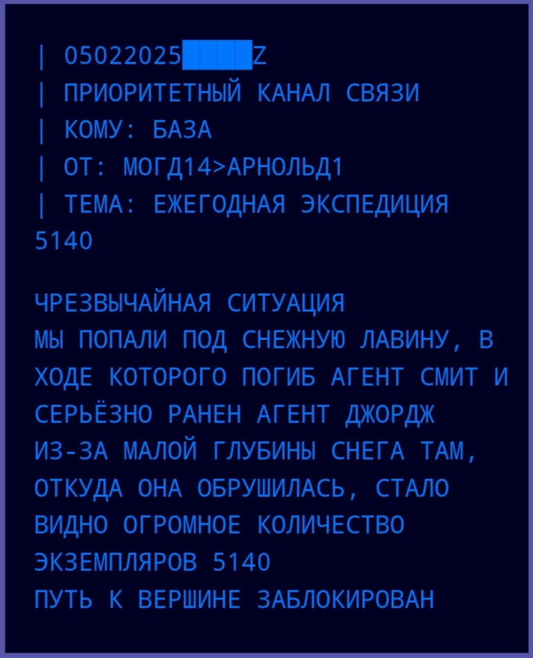 Лавина мертвецов I